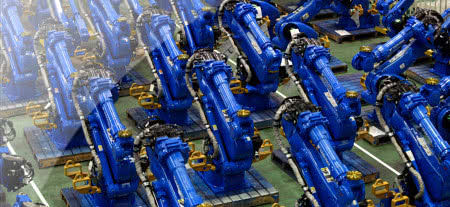 Nowy rekord globalnej sprzedaży robotów przemysłowych - 240 tys. w 2015 r. 