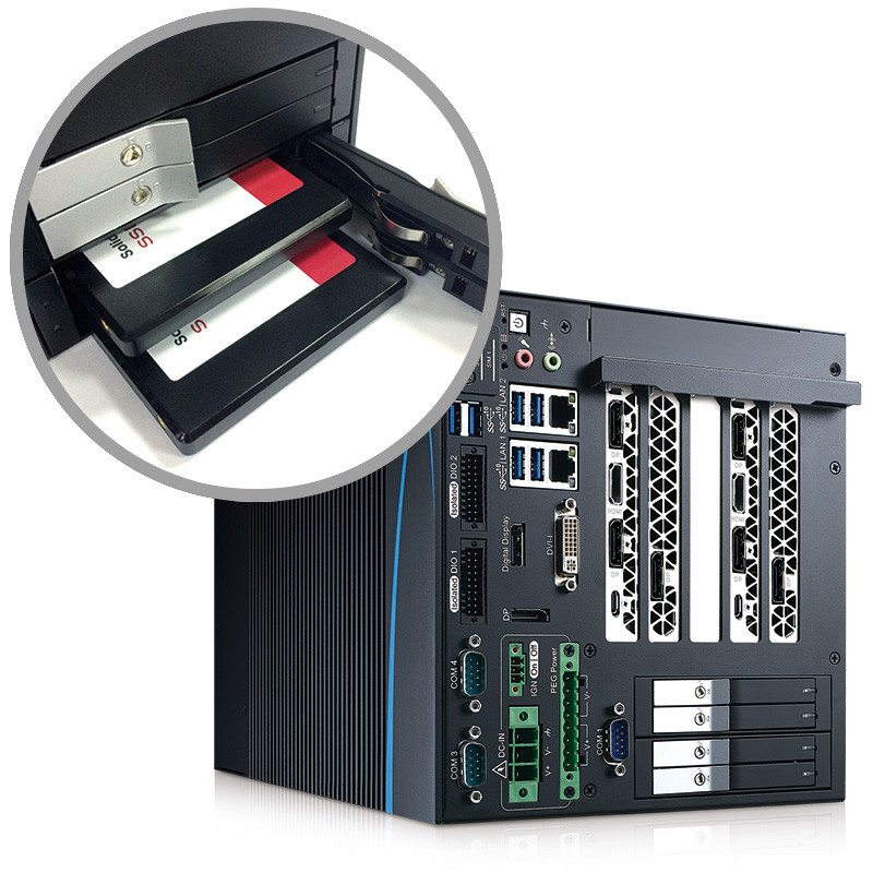 Komputer przemysłowy z podwójną jednostką graficzną RTX do systemów AI