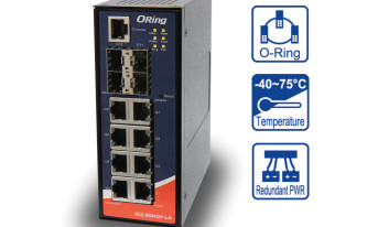 12-portowy zarządzalny switch sieciowy Gigabit Ethernet do bezpiecznej automatyzacji