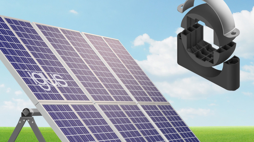 Tanie, bezobsługowe łożysko stojakowe do zastosowań w trackerach słonecznych