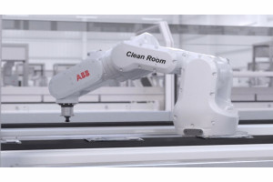 Robot IRB 1100 firmy ABB w wersji do zastosowań w strefach czystych