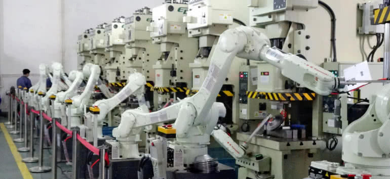 Chiny głównym źródłem globalnego wzrostu w sektorze robotów przemysłowych 
