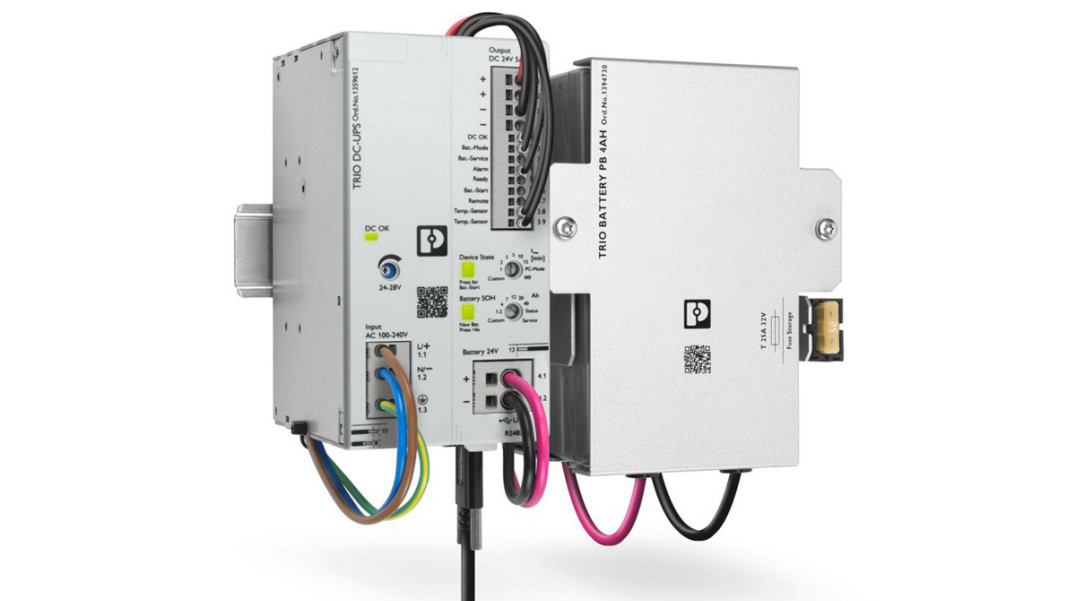 Moduły UPS DC z wbudowanym zasilaczem oraz USB-C i RS-485