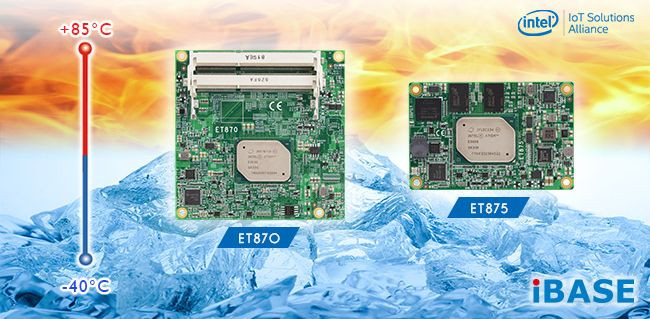 Moduły COM Express o szerokim zakresie temperatur pracy od -40 do +85°C