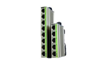 Tanie switche przemysłowe Fast Ethernet w obudowach o szerokości zaledwie 17,5 mm