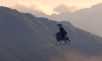 Volonaut Airbike – polski latający motocykl przyszłości rodem z „Gwiezdnych Wojen”