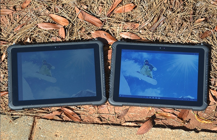 Tablety przemysłowe o stopniu ochrony IP65/IP67 z podświetleniem ekranu o dużej jasności