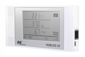 Rejestrator temperatury, ciśnienia, wilgotności i CO<sub>2</sub> z interfejsem USB i Ethernet