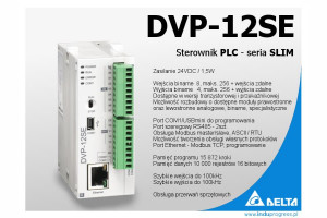 Sterownik PLC DVP12SE z Ethernetem