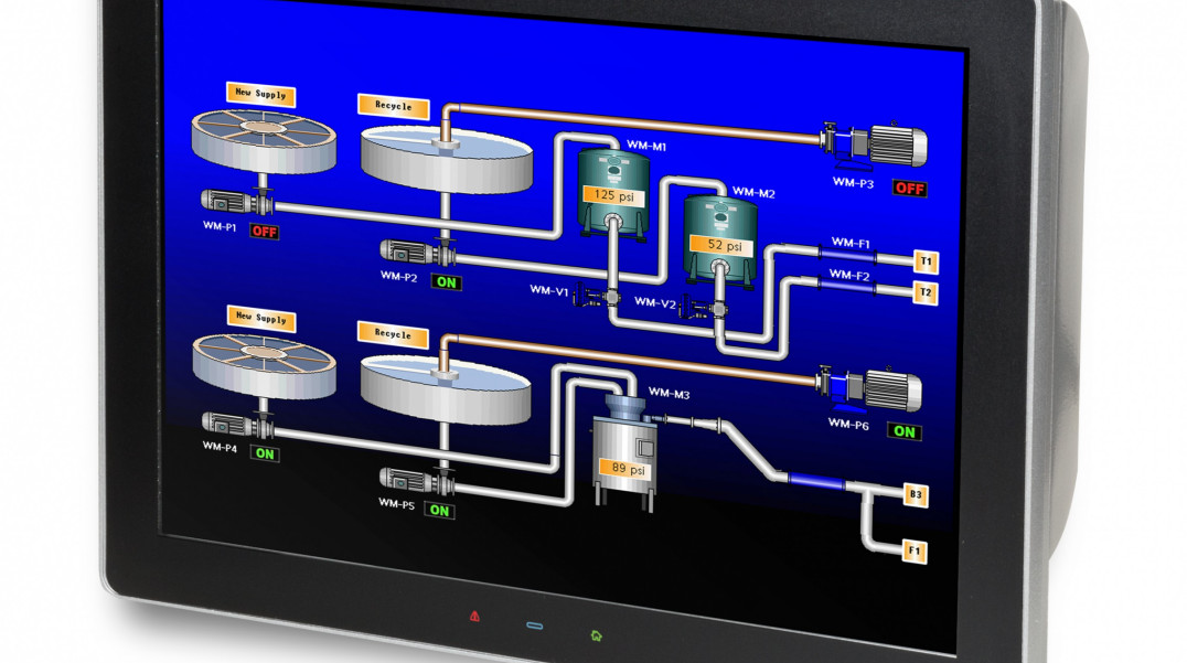 12-calowa, jaśniejsza wersja interfejsu HMI serii Graphite