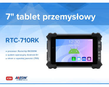 Wytrzymały 7″ tablet przemysłowy – RTC-710RK
