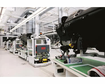 Indukcyjne systemy AGV dla dużych obciążeń firmy SEW-EURODRIVE