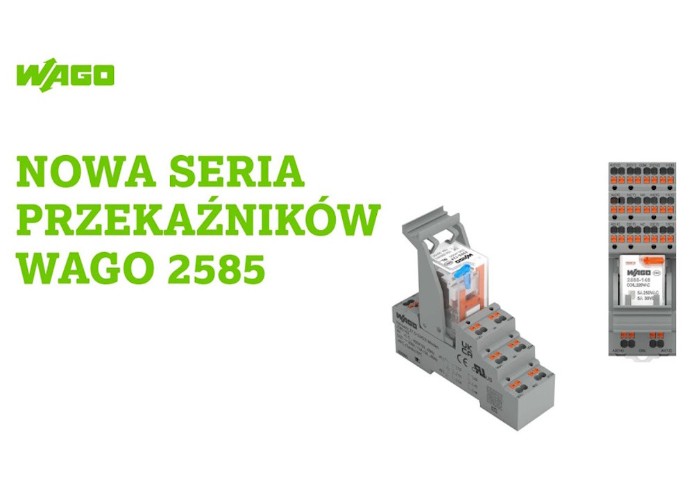 Przekaźniki WAGO z serii 2585