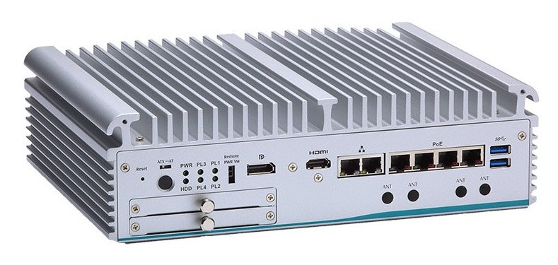 Komputer embedded z możliwością montażu wewnętrznej karty graficznej GTX1030/1050