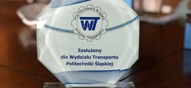Alstom Konstal otrzymał wyróżnienie "Zasłużony dla Wydziału Transportu Politechniki Śląskiej" 