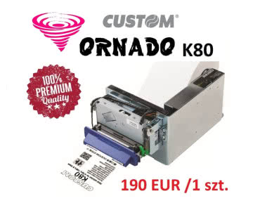 Custom TORNADO K80 drukarka termiczna
