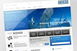 Nowa strona internetowa WIKA: więcej informacji przy mniejszej liczbie kliknięć. 