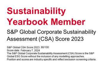 Firma OMRON wyróżniona w S&P Global Sustainability Yearbook 2024 czwarty rok z rzędu