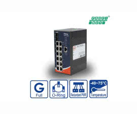 14-portowy zarządzalny switch Gigabit Ethernet z obsługą PROFINET