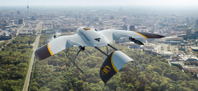 UPS razem z Wingcopterem opracuje nowe drony dostawcze 