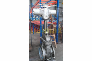 API 600 Electric Actuated Cast Gate Valves, OS&Y, 150LB