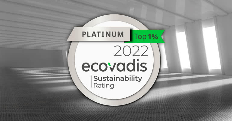 Platynowy medal EcoVadis za zrównoważony rozwój dla OMRON 