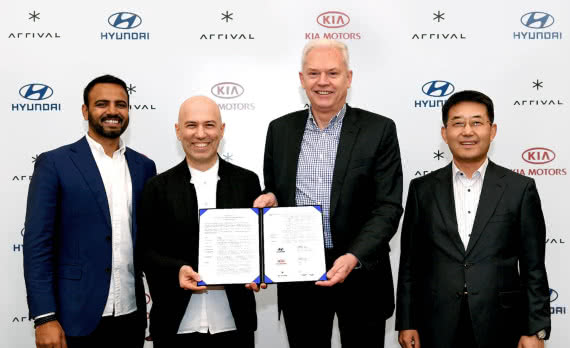 Hyundai i Kia zainwestują 110 mln dolarów w start-up Arrival 