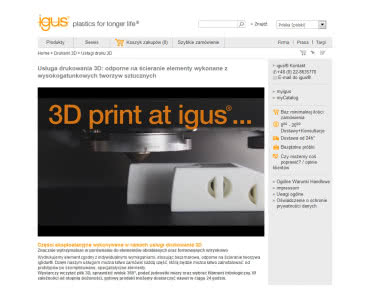 Usługa drukowania 3D elementów z odpornych na ścieranie materiałów
