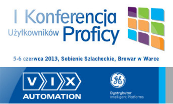 VIX Automation zaprasza na Konferencję Użytkowników Proficy