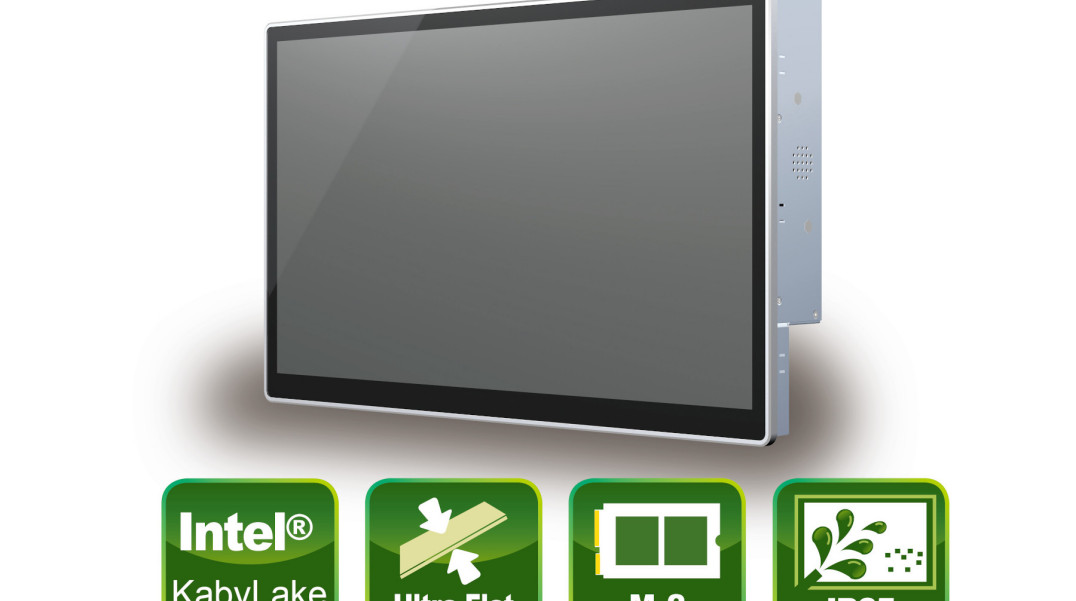 Ultrapłaski komputer panelowy formatu 21,5” z mikroprocesorami rodziny Kaby Lake