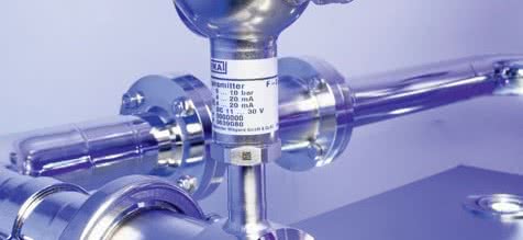 Pomiar ciśnienia w instalacjach sterylnych - separatory rurowe z przyłączem procesowym wg DIN 11864 