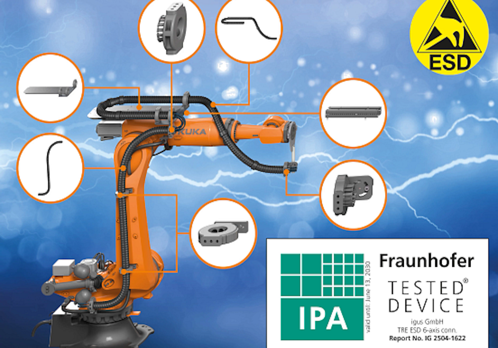 Dress pack triflex ESD chroniący podzespoły elektroniczne przed wyładowaniami elektrostatycznymi