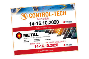 Nowy termin targów METAL i CONTROL-TECH 