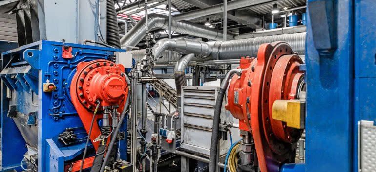 Systemy napędowe Hägglunds zwiększają wydajność procesów recyklingowych firmy Genan 