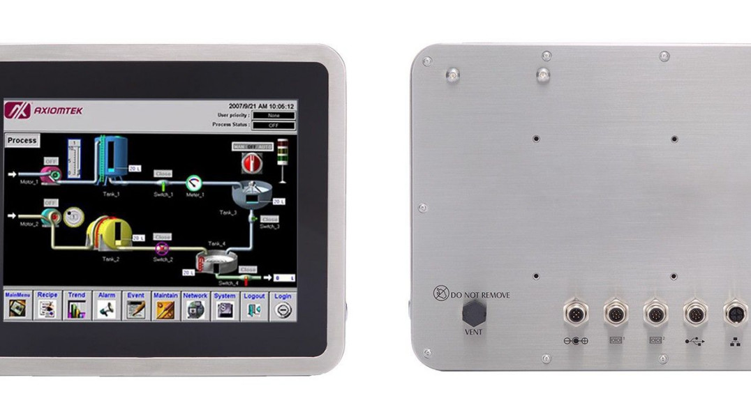 10-calowy komputer panelowy do instalacji wymagających mycia ciśnieniowego