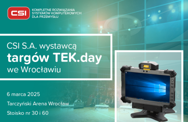 CSI S.A. wystawcą targów TEK DAY we Wrocławiu 