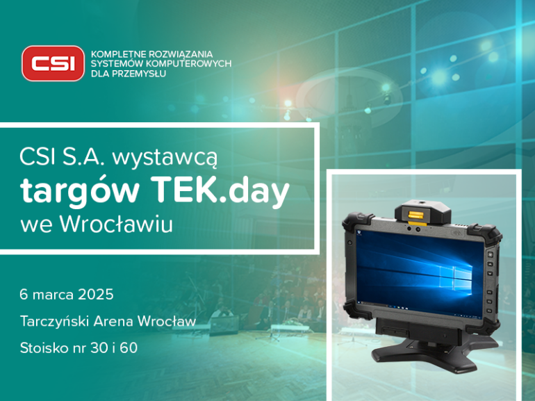 CSI S.A. wystawcą targów TEK DAY we Wrocławiu 