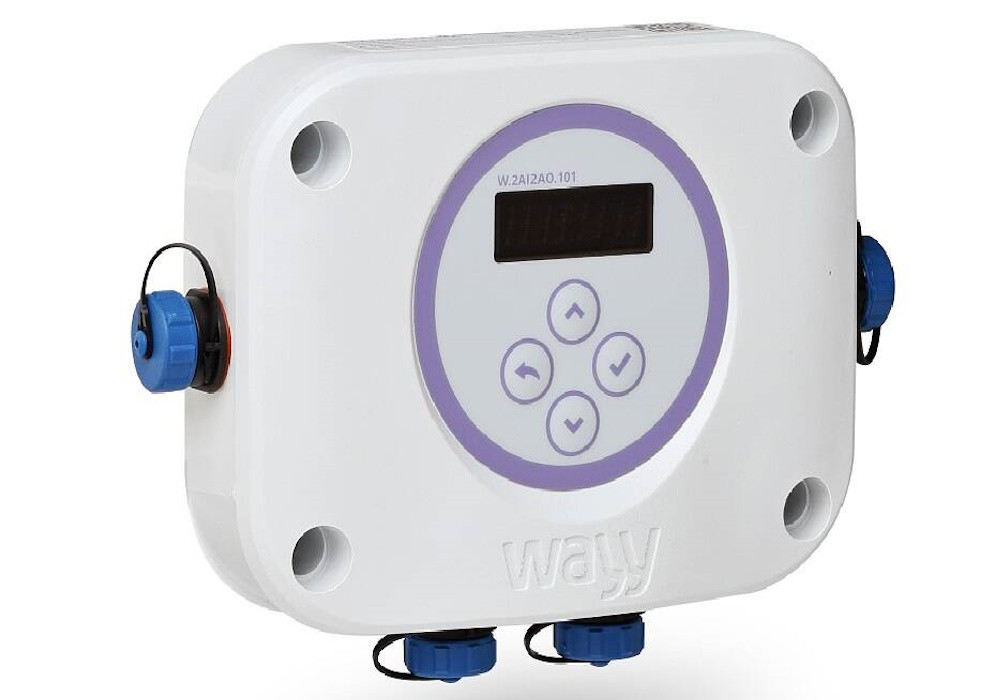 Podręczny moduł w2AI2AO.101 z analogowymi wejściami i wyjściami