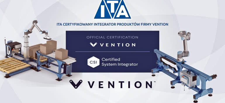 ITA certyfikowanym integratorem firmy Vention 
