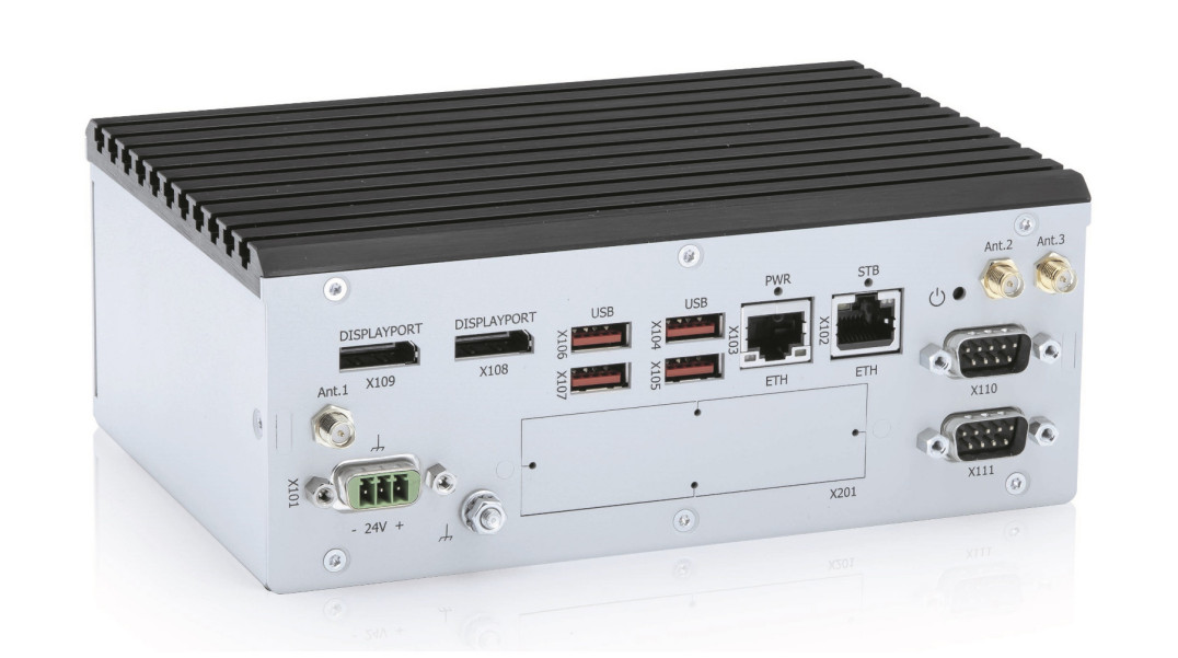 Komputer przemysłowy do aplikacji Edge IoT i AI o intensywnym przetwarzaniu danych