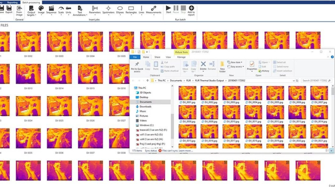 Oprogramowanie Thermal Studio do zautomatyzowanego przetwarzania obrazów termicznych