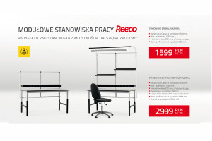 Antystatyczne meble modułowe Reeco w cenie od 1599 PLN
