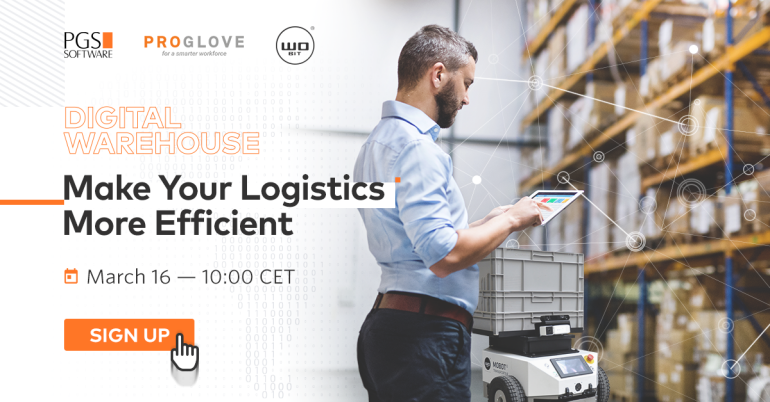 Digital Warehouse: Make Your Logistics More Efficient - zapraszamy na bezpłatny webinar! 
