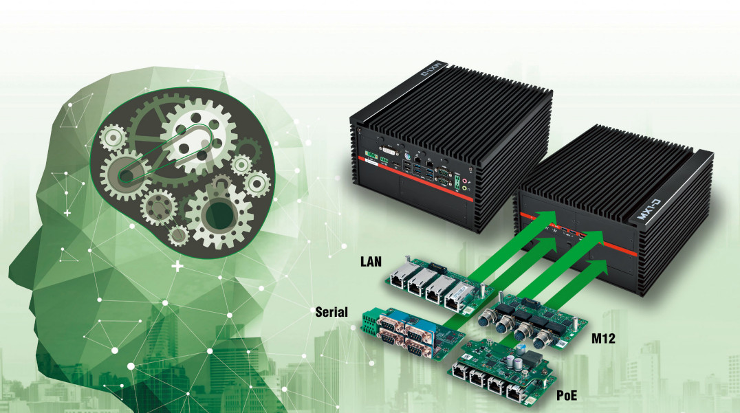 Komputery przemysłowe do systemów monitoringu wideo o wielu możliwościach rozbudowy