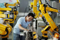 Chińskie roboty przemysłowe