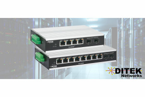 4- i 8-portowe switche gigabitowe PoE+ o zakresie temperatury pracy od -40 do +75°C