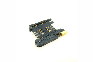 SIM card reader, push button / MLX 91228-3001