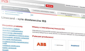 RS Components wprowadził interaktywny linecard