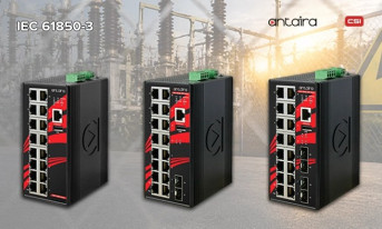 Switche przemysłowe Antaira Layer 3 zgodne z normą energetyczną IEC 61850-3