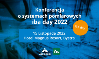 ADEGIS zaprasza na konferencję o systemach pomiarowych iba day 2022